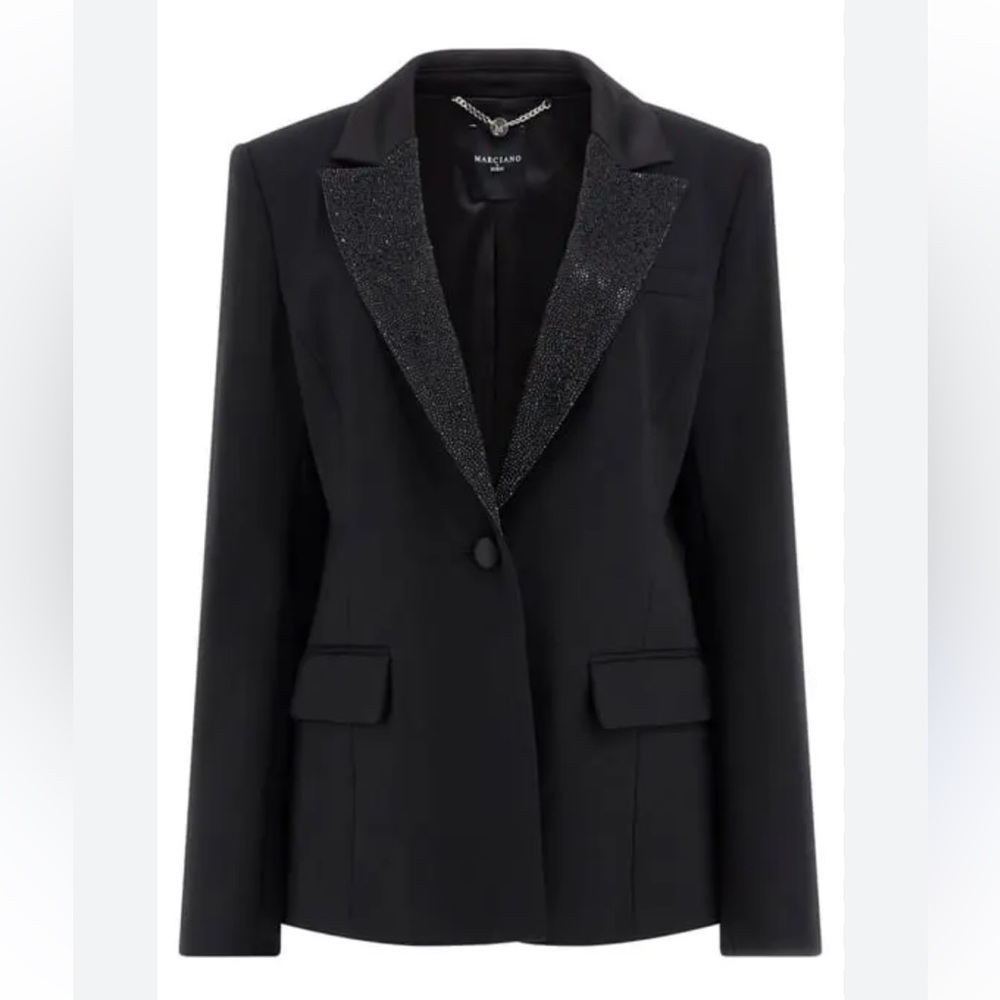 Elegant Black Women's Blazer - Size M (6) - Picture 6 of 9